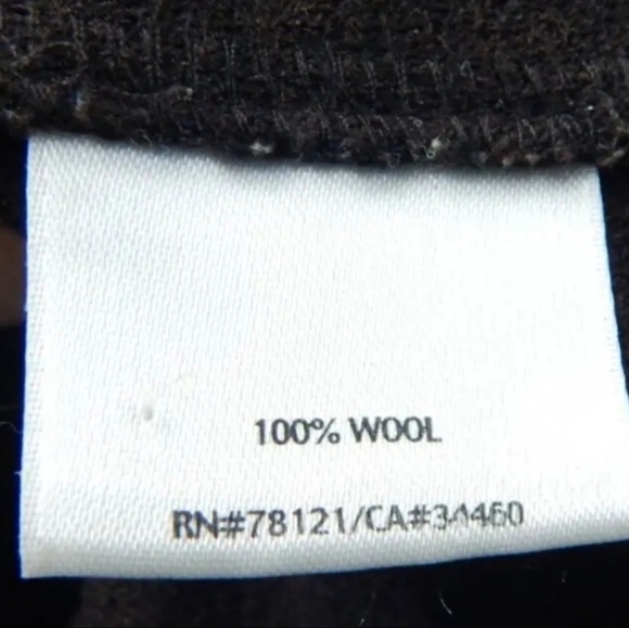 Eileen Fisher Brown Wool Knit Jacket - Picture 3 of 4